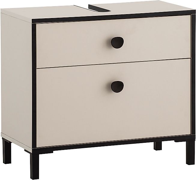 Schildmeyer Waschbeckenunterschrank Edda, Breite 65,1 cm, abgerundete Griff günstig online kaufen