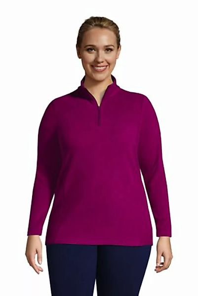 Fleece-Pullover mit Reißverschluss in großen Größen, Damen, Größe: 48-50 Pl günstig online kaufen