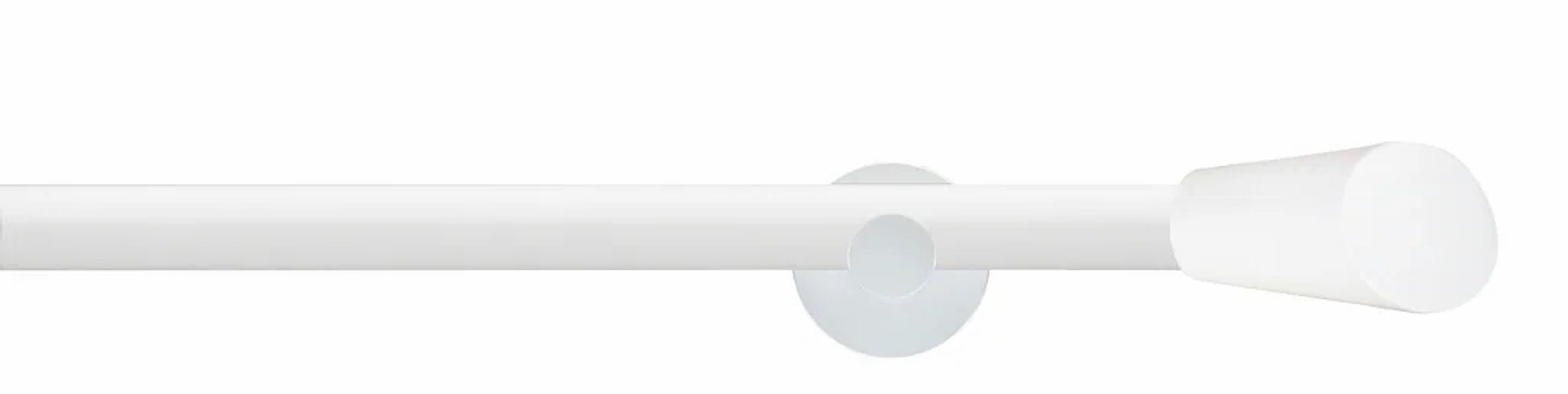 GARESA Gardinenstange "WHITE" Ø 20 mm 2 läufig-läufig Wunschmaßlänge Vorhan günstig online kaufen