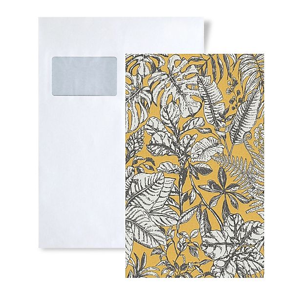 PROFHOME 1 MUSTERSTÜCK S-375203-GU DIN A4 MUSTER der Floral Tapete günstig online kaufen