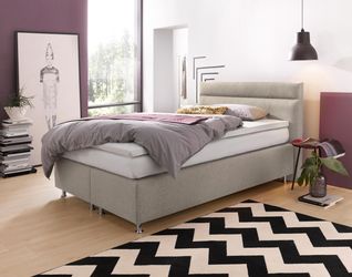 Westfalia Schlafkomfort Boxspringbett wahlweise mit LED-Beleuchtung günstig online kaufen