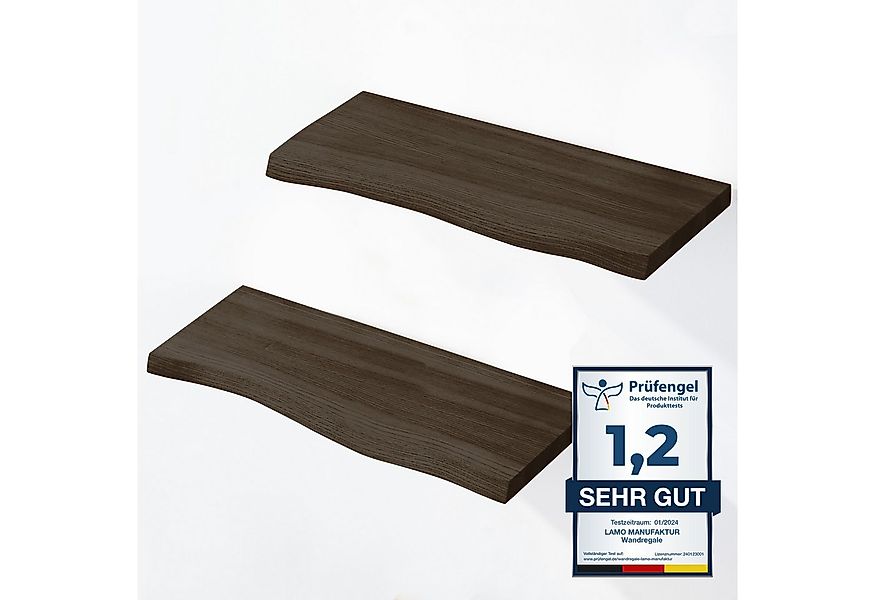 LAMO Manufaktur Wandregal LAMO Manufaktur 2 Stück Wandregal aus Holz 2x 42c günstig online kaufen