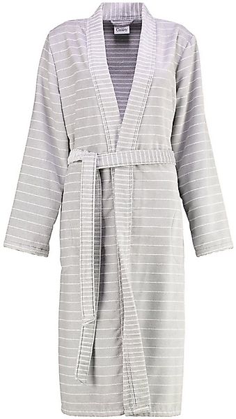 Cawö Damenbademantel, Langform, Baumwolle, Kimono-Kragen, Gürtel, Velours Q günstig online kaufen