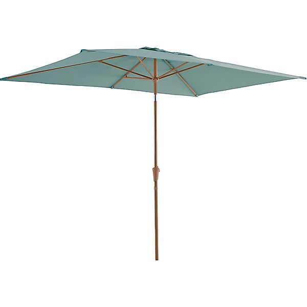 Marktschirm Camarillo 300 cmx 200 cm Salbeigrün mit Kurbelmechanik günstig online kaufen