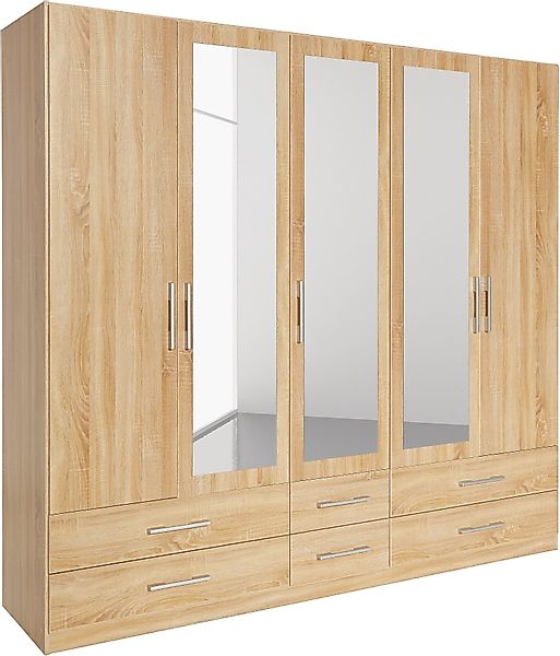 rauch Kleiderschrank "Hersbruck", mit 6 Schubkästen günstig online kaufen