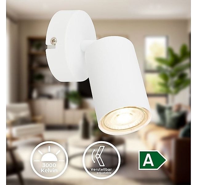 B.K.Licht Wandleuchte BKL1628, LED wechselbar, 2700K - Extra-Warmweiß, LED günstig online kaufen