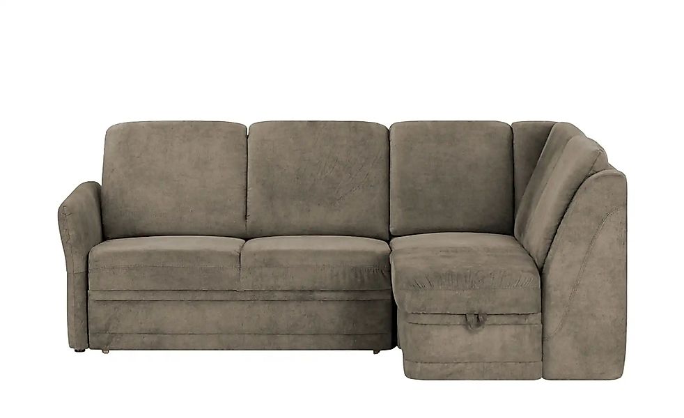 Polstermöbel Oelsa Ecksofa  Luna ¦ braun ¦ Maße (cm): B: 216 H: 91 T: 160.0 günstig online kaufen