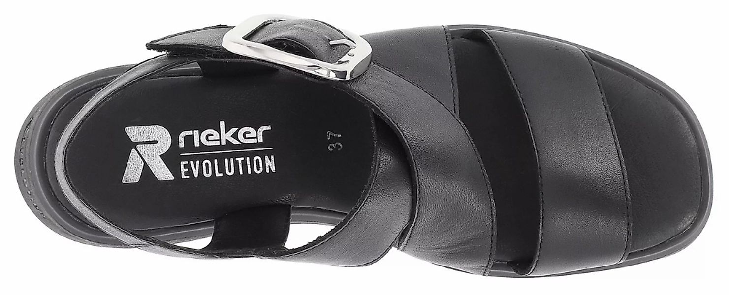 Rieker EVOLUTION Plateausandaletten, Sommerschuh, Sandale, Plateauabsatzmit günstig online kaufen