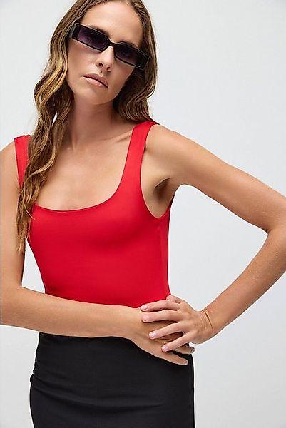 No Matter What Blusentop Rotes Tanktop mit breiten Trägern und offenem Rück günstig online kaufen