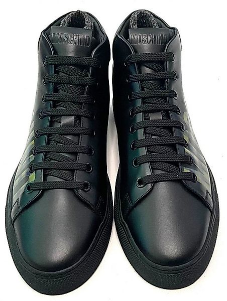 Moschino MOSCHINO SNEAKERU. SERENA25 VITELLO NERO VERDENE HIGH TOP. SNEAKER günstig online kaufen