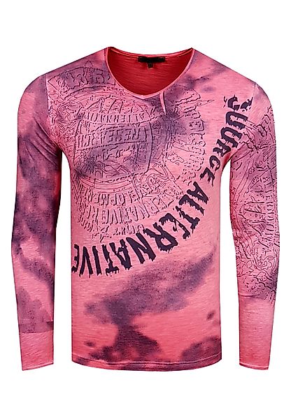 Rusty Neal Langarmshirt, mit coolem Frontprint günstig online kaufen
