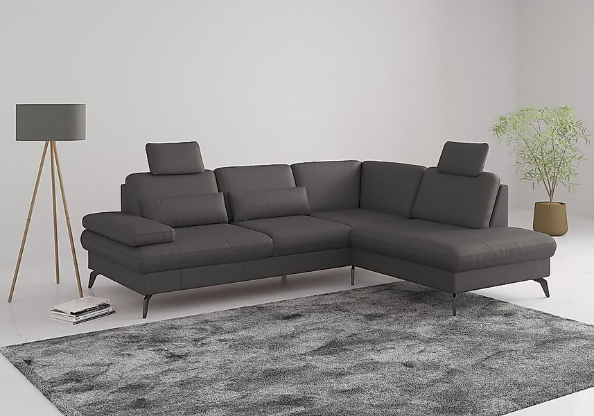 sit&more Ecksofa Morris L-Form, inkl. Sitztiefenverstellung, wahlweise mit günstig online kaufen
