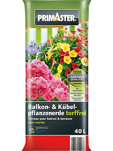 Primaster Spezialerde Primaster Balkon- & Kübelpflanzerde günstig online kaufen