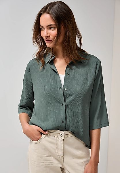 Cecil Hemdbluse, in Unifarbe günstig online kaufen