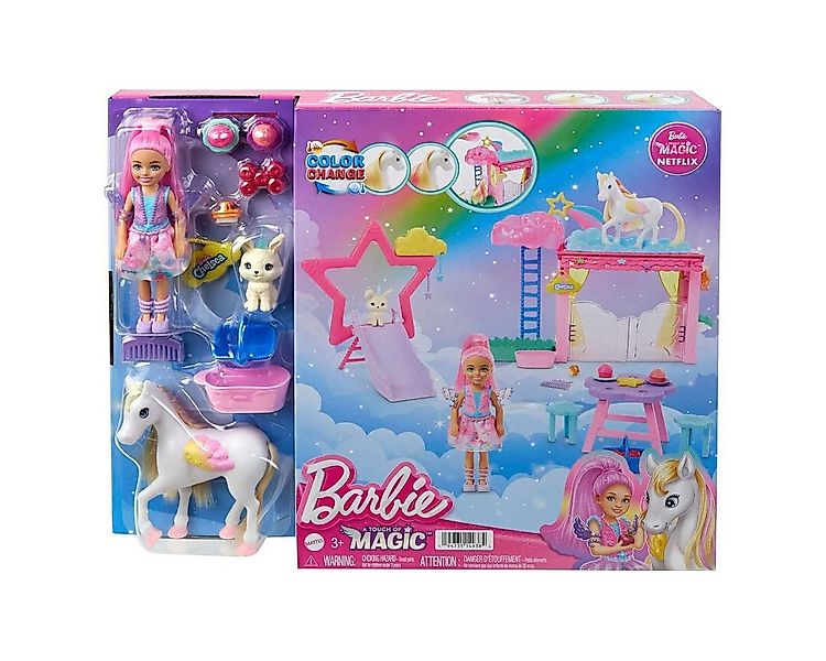 Mattel® Stehpuppe Mattel HNT67 - Barbie - A Touch of Magic - Chelsea & Pega günstig online kaufen