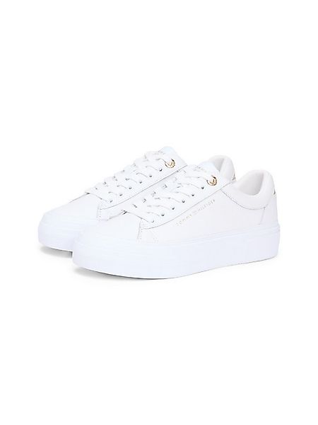 Tommy Hilfiger TH FOXING PLATFORM LEATHER Plateausneaker, Freizeitschuh, Ha günstig online kaufen
