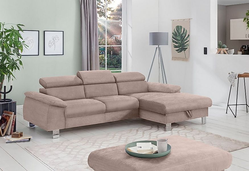 COTTA Polstergarnitur Komaris L-Form, B: 242 bzw. 100 cm (Set: Ecksofa & Ho günstig online kaufen
