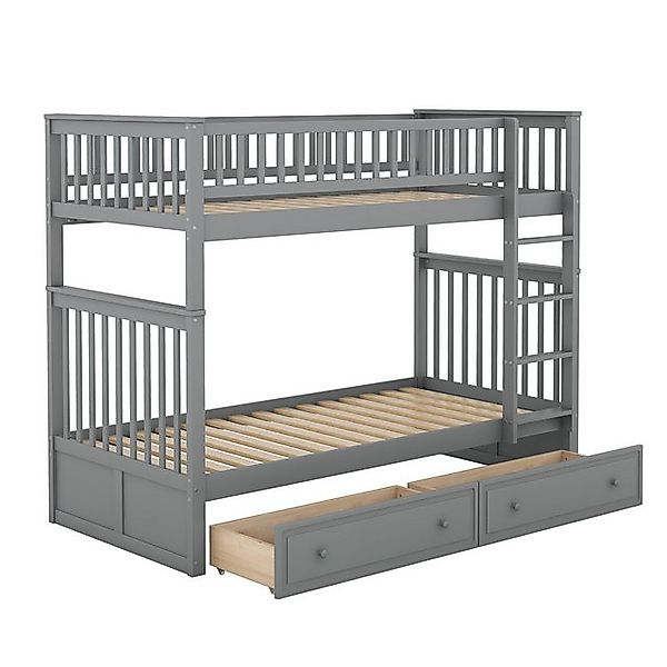 MODFU Etagenbett Holzbett KinderbettFunktionsbett Bett (mit Schubladen, 90x günstig online kaufen
