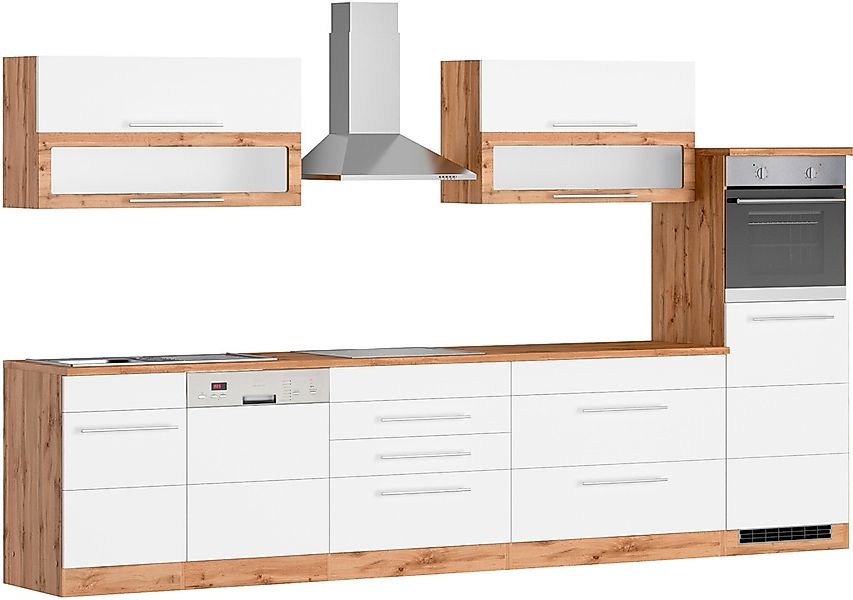 HELD MÖBEL Küchenzeile "Wien", Breite 350 cm, wahlweise mit E-Geräten günstig online kaufen