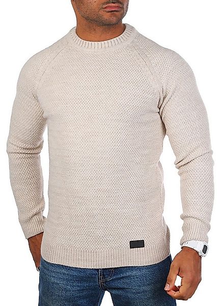 CARISMA Strickpullover Herren mittelgrob gestrickt einfarbig klassisch tren günstig online kaufen