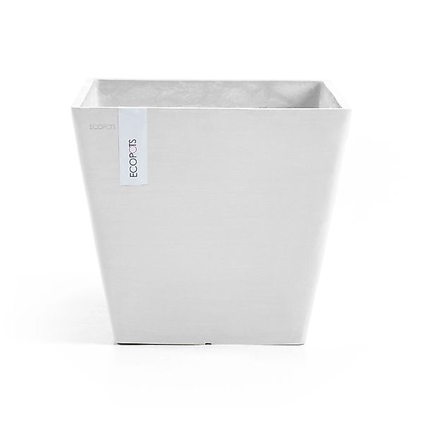 ECOPOTS Blumentopf Rotterdam 30 Weiß, für günstig online kaufen