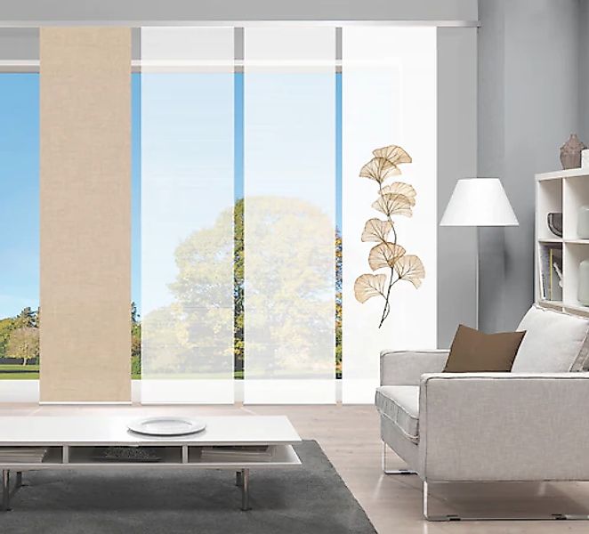 Vision S Schiebegardine »BERTO 4er SET« Paneelwagen 4 Stk. tlg. Schiebevorh günstig online kaufen