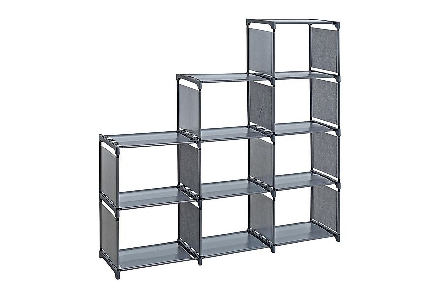 ESTEXO Regal Bücherregal Standregal Stufenregal Treppenregal Wandregal 9 Fä günstig online kaufen