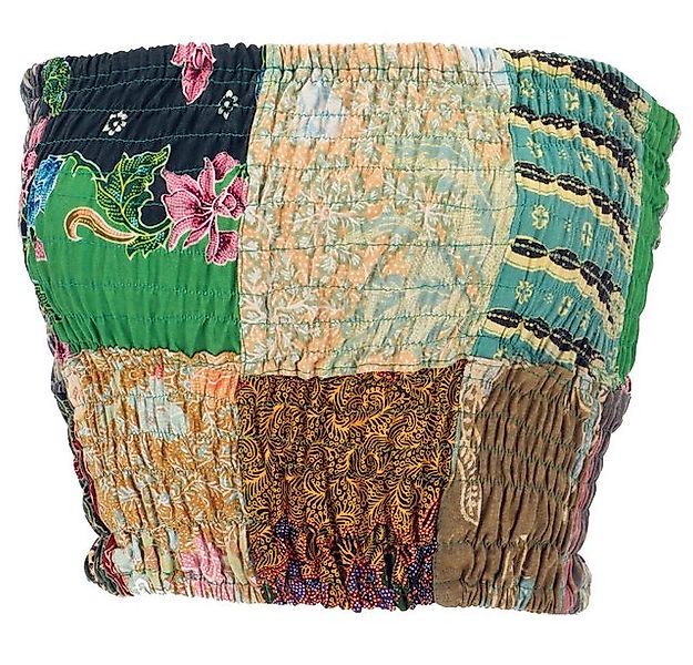 Guru-Shop T-Shirt Boho Patchwork Tube Top, upcyceling Bandeau.. alternative günstig online kaufen
