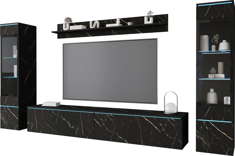 INOSIGN Wohnwand VERA II, Vitrinen Türanschlag günstig online kaufen