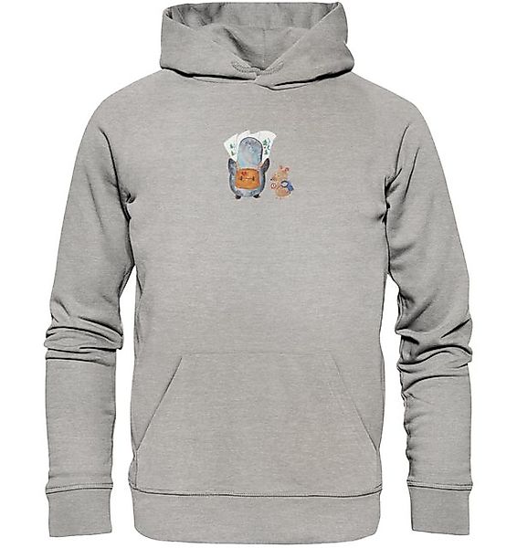 Mr. & Mrs. Panda Hoodie Pinguin & Maus Wanderer Größe L - Heather Grey - Ge günstig online kaufen