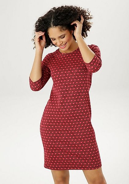 Aniston SELECTED Jerseykleid in Jacquard-Qualität günstig online kaufen