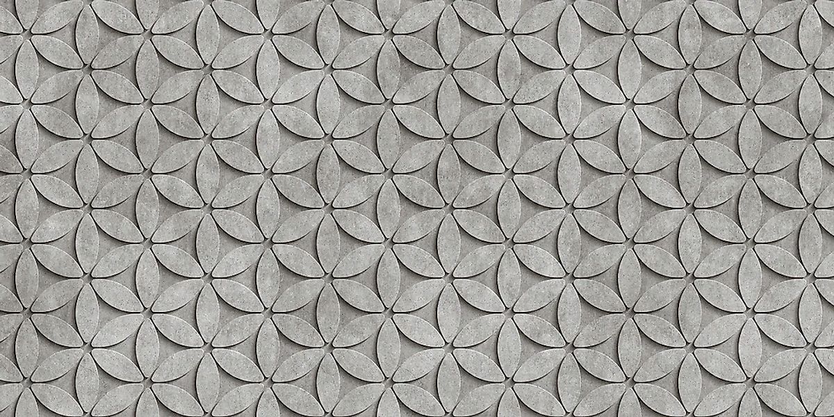 living walls Fototapete "Walls by Patel Tile 1" glatt Vlies, Wand, Schräge günstig online kaufen