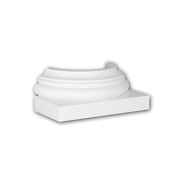 PROFHOME 117500 Halbsäulen Sockel Säule Zierelement Stuckdekor 26,0 cm x 11 günstig online kaufen