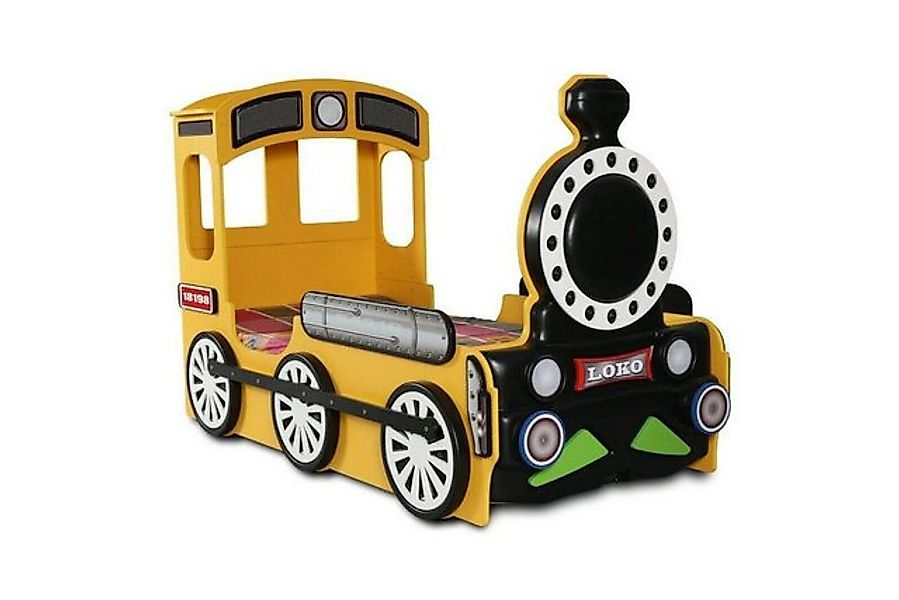 JVmoebel Kinderbett Kinderzimmer Lokomotive Eisenbahn Kinder Betten Neu Sch günstig online kaufen