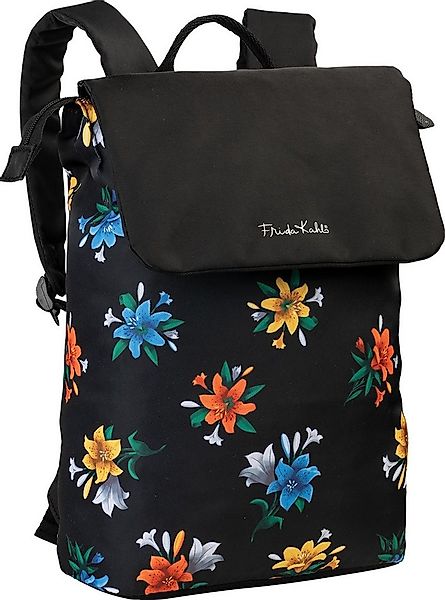 Frida Kahlo Rucksack Frida Kahlo Rucksack schwarz Nylon, Damen Cityrucksack günstig online kaufen