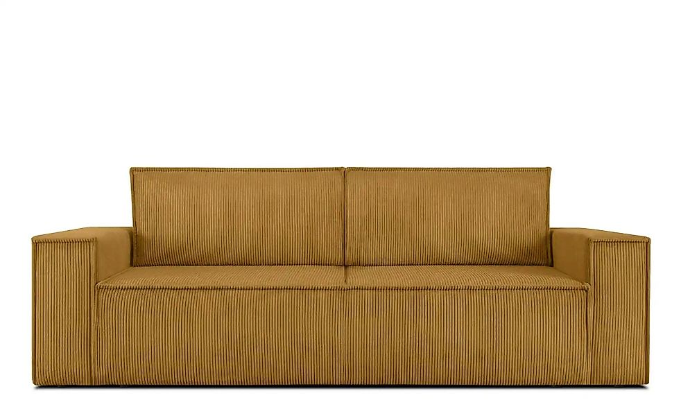 KONSIMO Einzelsofa  Napi ¦ gelb ¦ Maße (cm): B: 244 H: 89 Polstermöbel > So günstig online kaufen