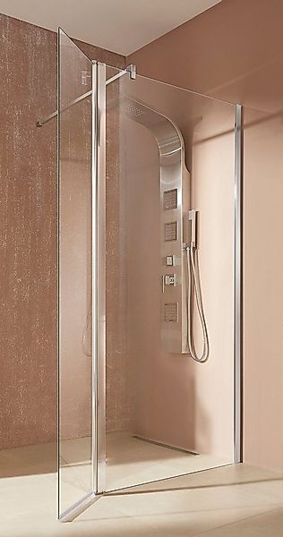 welltime Walk-in-Dusche Mailand, Einscheibensicherheitsglas, in 3 verschied günstig online kaufen