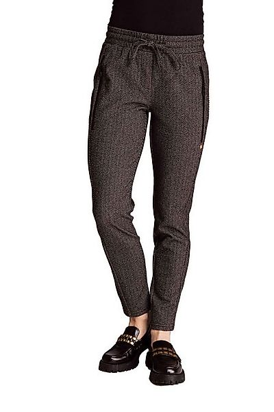 Zhrill Shorts ZHCHIARA Hose Herringtbone Tannin (0-tlg) angenehmer Tragekom günstig online kaufen