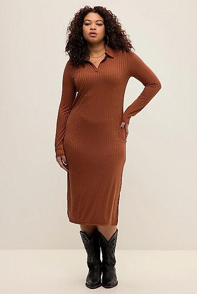Studio Untold Midikleid Jersey-Midikleid Slim Shape Langarm günstig online kaufen