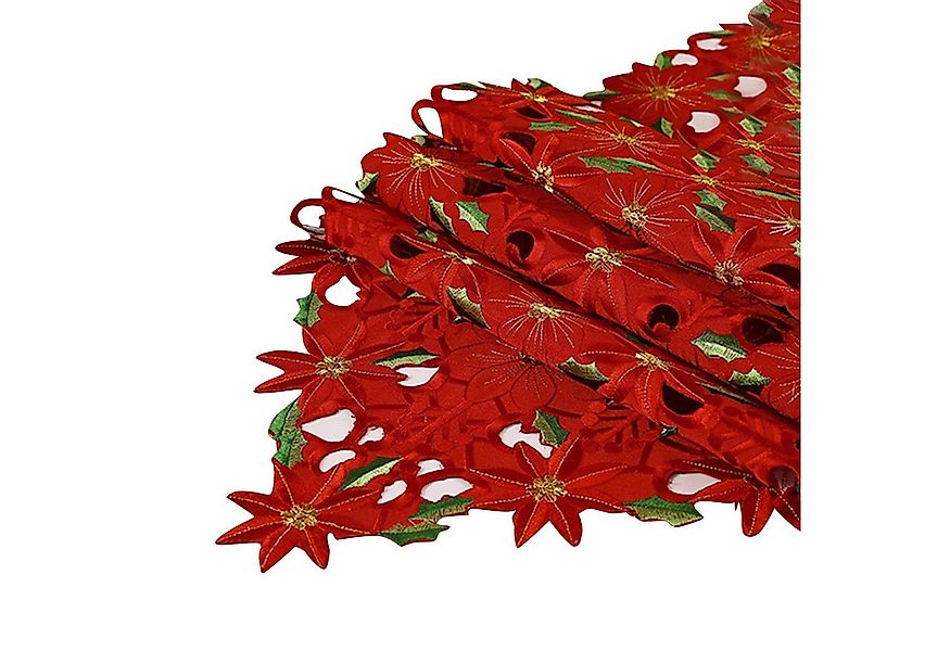 OKWISH Tischläufer Weihnachtstischläufer Tischwäsche Weihnacht Deko Esstisc günstig online kaufen