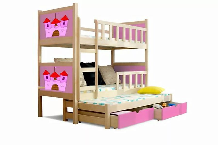 Stylefy Kinderbett Zoo II (Kinderbett, Bett), 190x80 cm, mit Bettkasten, Ki günstig online kaufen
