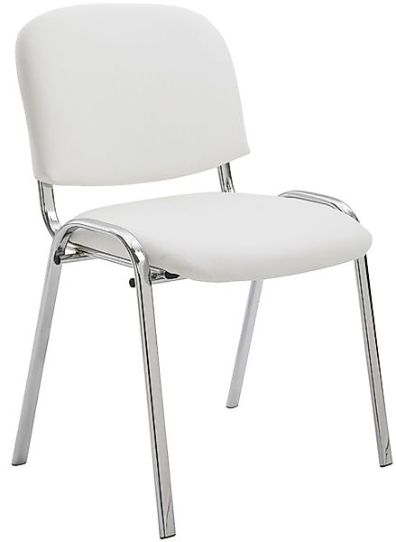 CLP Besucherstuhl Ken, stapelbares Metallgestell, Kunstleder-Bezug günstig online kaufen
