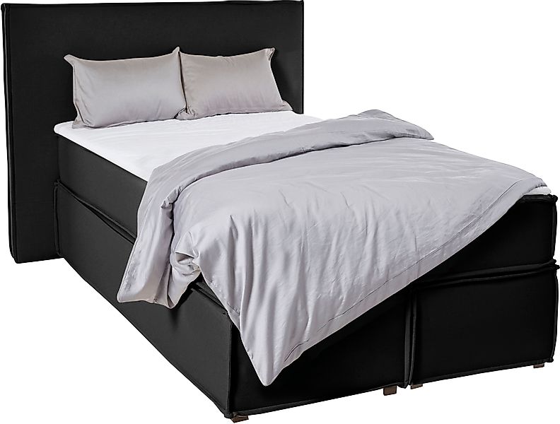 LeGer Home by Lena Gercke Boxspringbett "Yuma" incl. Topper, in 4 Breiten, günstig online kaufen