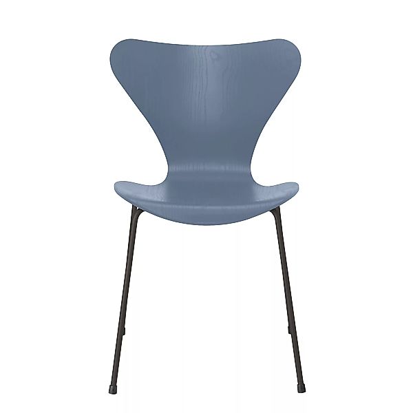 Fritz Hansen - Serie 7™ Stuhl gefärbte Esche Warmes Graphit - dämmerungsbla günstig online kaufen