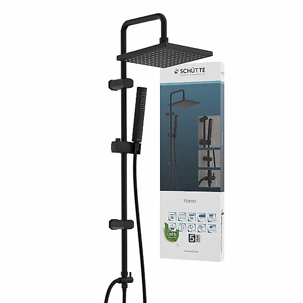 Schütte Brausegarnitur "TOKYO", (Set, 10 tlg.), inkl. Wasserspardichtung, A günstig online kaufen