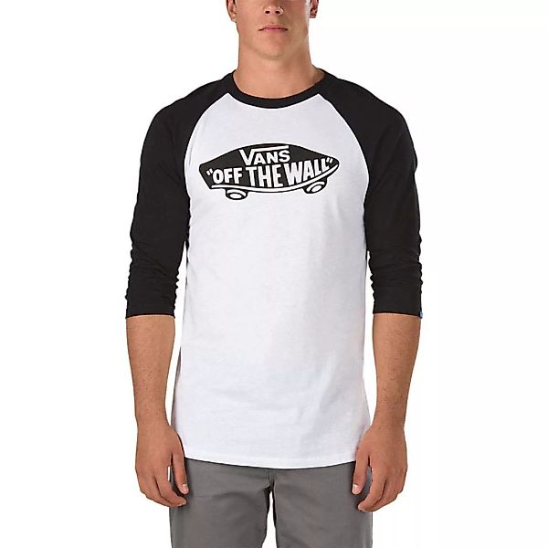 Vans Otw Raglan 3/4 Ärmel T-shirt XL White / Black günstig online kaufen