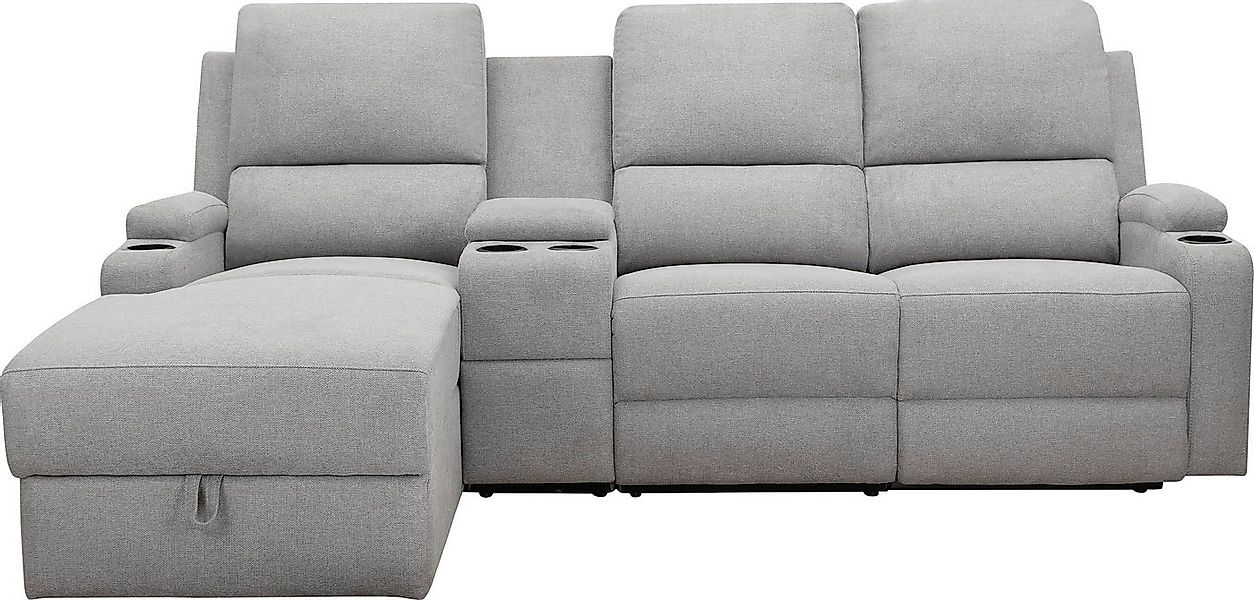 OTTO home Ecksofa NAPORI Multimediasofa, 3er Kinosessel XXL, L-Form, 3 Bezu günstig online kaufen