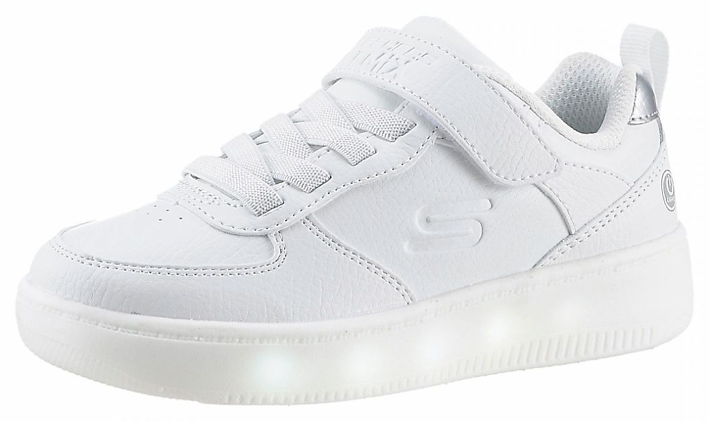 Skechers Sneaker "Blinkschuh SPORT COURT 92- SHOW MADDOX" Schnürschuh mit B günstig online kaufen