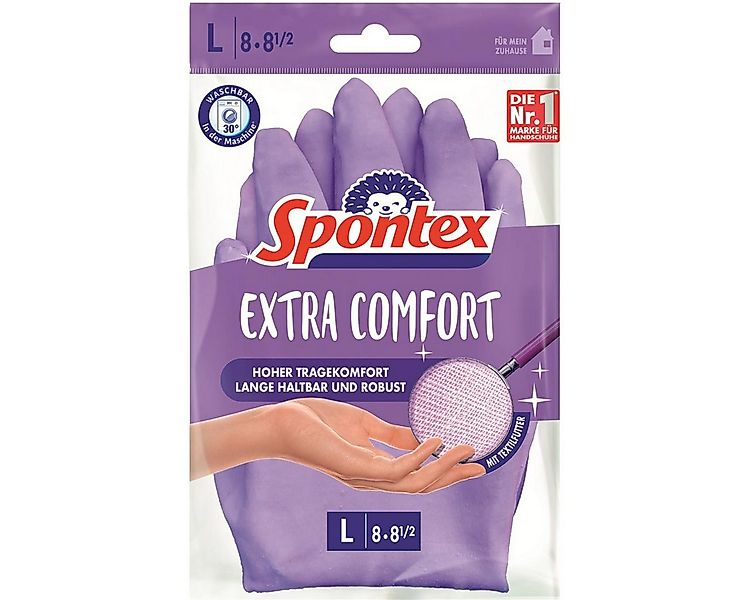 SPONTEX Baumwollhandschuhe Spontex Handschuh Extra Comfort 12307018 Gr.08 günstig online kaufen