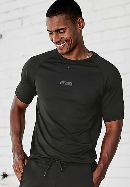 le jogger T-Shirt, elastisches Shirt mit Logodruck günstig online kaufen